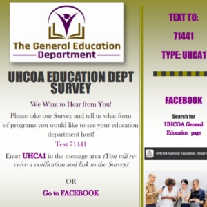 General Education Department Survey